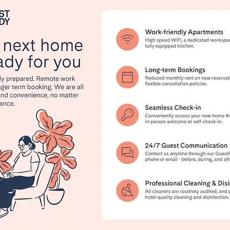 Апартаменты Guestready - Homely Nest With Balcony *